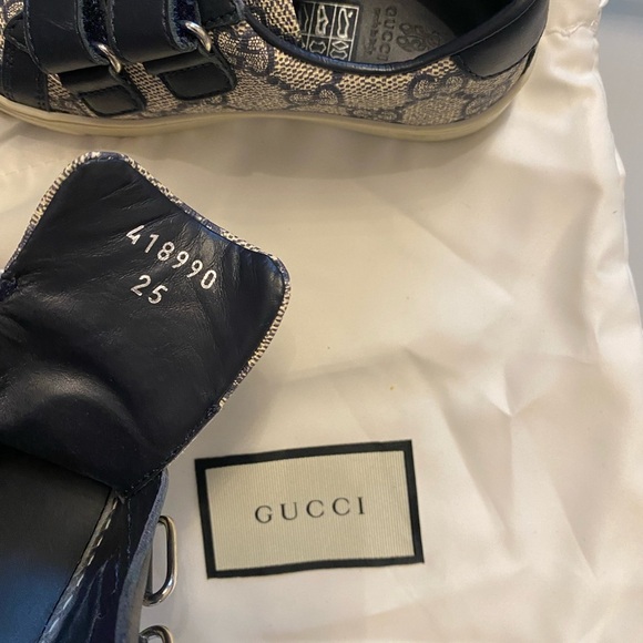 Gucci Kids Sneakers – like New/ Box & Dust Bag – Size 25 - Picture 7 of 11